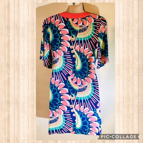 Boutique-Tracy Negoshian paisley swirl print dress - Picture 3 of 8